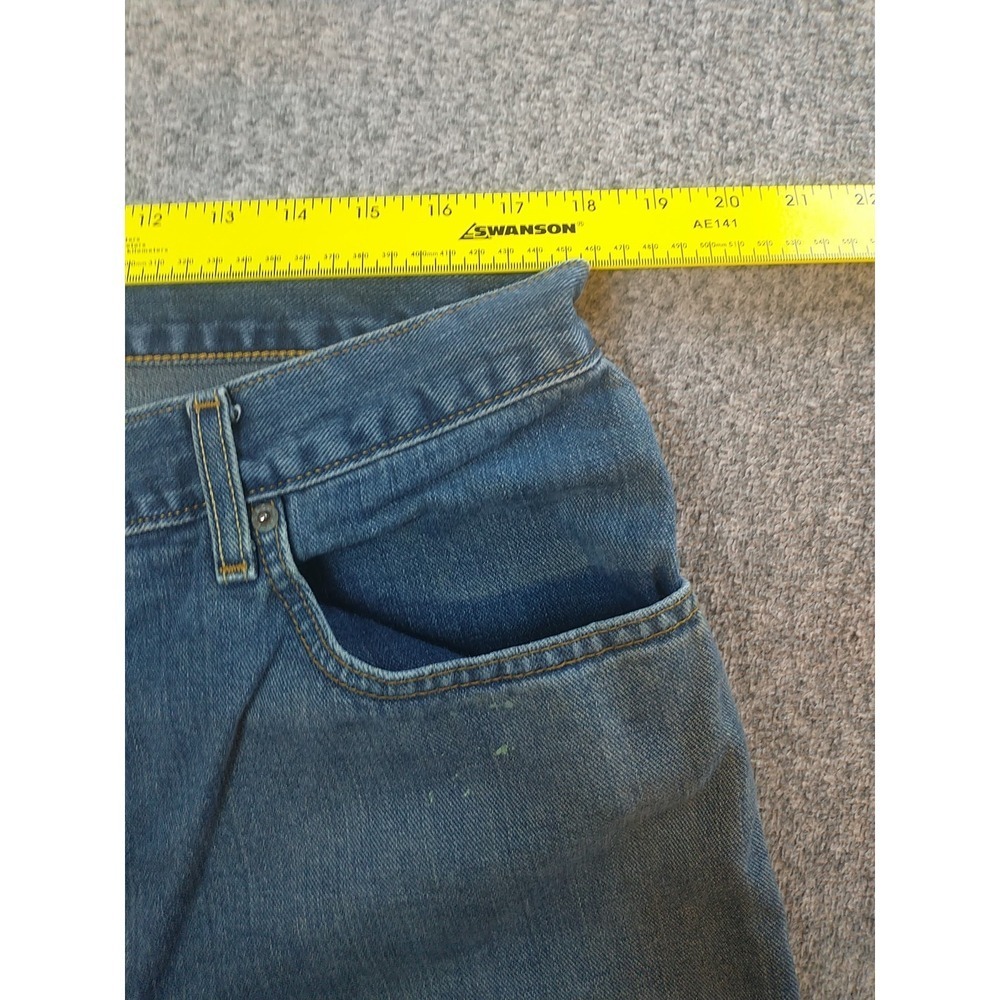 Levis 569 Loose Straight Jeans Men 36x29 Blue Denim Md Wash 100% Cotton 5-Pocket - Picture 10 of 16